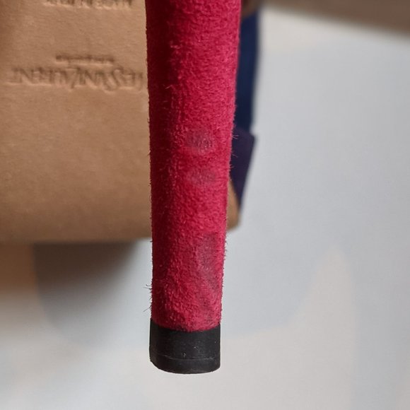 EUC (W36.5) - YSL Tribute 105 Suede Sandal - Picture 12 of 12